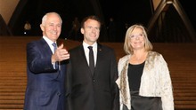 Cư dân mạng nói gì khi Tổng thống Pháp 'khen' vợ Thủ tướng Australia 'ngon'?