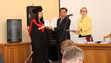 Trao bằng cho lớp học viên cao học chuyên ngành ngôn ngữ và văn học Việt Nam đầu tiên tại Ukraine