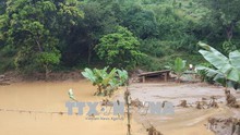 Hình ảnh Yên Bái ngập chìm trong mưa lũ