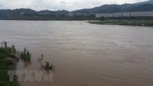Sông Hồng và sông Chảy ở Lào Cai xuất hiện lũ lớn