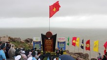 Lễ chào cờ đầu năm 2019 ở điểm cực Đông trên đất liền của Tổ quốc