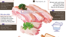 Cách nhận biết sản phẩm thịt lợn an toàn