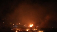 Hàn Quốc nâng cảnh báo lên mức cao nhất vì cháy lớn tại thị trấn biên giới