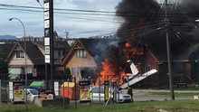 Máy bay hạng nhẹ đâm vào nhà dân làm 6 người thiệt mạng ở Chile