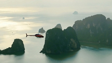 Truyền thông quốc tế giới thiệu trải nghiệm Vịnh Hạ Long bằng trực thăng