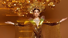 Trang phục dân tộc nặng 30kg của Á hậu Ngọc Thảo tại Miss Grand International
