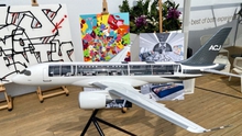 Airbus mời nghệ sĩ danh tiếng Cyril Kongo vẽ lên máy bay