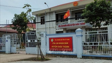 Nguyên Chánh án và Phó Chánh án Tòa án nhân dân huyện Châu Thành (Tây Ninh) hầu tòa