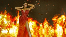 Kim Duyên hoá 'Phượng hoàng lửa' trong trang phục tái chế của NTK Chung Thanh Phong