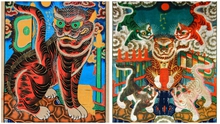 Bộ tranh thờ hổ của dòng tranh Hàng Trống: Một đỉnh cao của tranh Dân gian Việt Nam