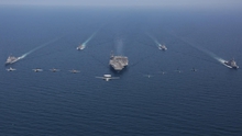 Mỹ và Nhật Bản tập trận trên biển