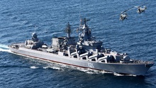 Tuần dương hạm của Nga bị chìm ở Biển Đen sau sự cố cháy nổ