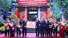 Đón bằng xếp hạng Di tích quốc gia đặc biệt Thăng Long tứ trấn - đền Kim Liên Hà Nội