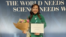UNESCO tôn vinh nhà nữ khoa học trẻ Việt Nam Hồ Thị Thanh Vân