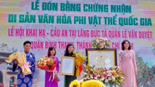 'Lễ Khai hạ - Cầu an' tại lăng Lê Văn Duyệt được công nhận là Di sản Văn hóa phi vật thể cấp Quốc gia