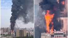 Vụ cháy tòa nhà chọc trời tại Trung Quốc: Đã được dập tắt hoàn toàn