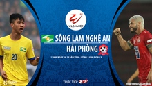Nhận định bóng đá nhà cái SLNA vs Hải Phòng. Trực tiếp bóng đá Việt Nam