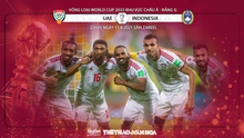 VIDEO Nhận định bóng đá nhà cái Indonesia vs UAE. VTV6 trực tiếp bóng đá vòng loại World Cup 2022