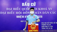 Quang Hải, Công Phượng và các VĐV Việt Nam nô nức đi bầu cử