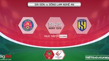 VIDEO Sài Gòn vs SLNA: Trực tiếp bóng đá V-League 2022 hôm nay (19h15, 13/3)