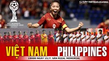 VIDEO nữ Việt Nam vs Philippines: Trực tiếp bóng đá nữ Đông Nam Á (19h00, 15/7)