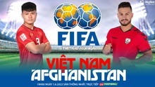 VIDEO Trực tiếp bóng đá Việt Nam vs Afghanistan