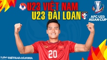 VIDEO U23 Việt Nam vs U23 Đài Loan, vòng loại U23 châu Á 2022
