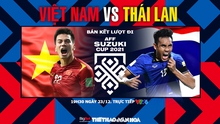 VIDEO Việt Nam vs Thái Lan: Nhận định bóng đá nhà cái, nhận định, VTV6 trực tiếp bóng đá