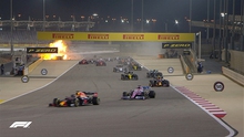 Chặng Bahrain Grand Prix: Xe nổ, Grosjean thoát chết trong gang tấc