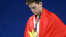 'Bad Boy' Sun Yang gây tranh cãi với màn dùng cờ che logo nhà tài trợ