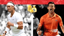 Top 5 tay vợt giành nhiều tiền thưởng nhất ATP Tour: Nadal hay Djokovic là số một?