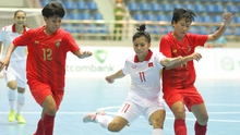 Khởi tranh futsal nữ: Việt Nam thắng tưng bừng ngày ra quân