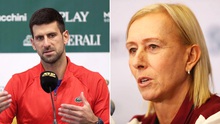 Djokovic và Navratilova: 'Cấm các tay vợt Nga, Belarus dự Wimbledon là sai lầm'