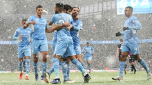 Man City trở lại nhì bảng: Chiến thắng khó khăn trong tuyết lạnh