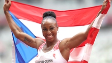 Camacho-Quinn giành HCV 100m rào nữ: Từ thảm họa Rio tới chiến tích Tokyo