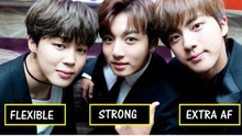 Jungkook, Jin và Jimin có phong cách tập thể lực rất khác nhau