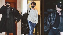 Trang phục sân bay của Jungkook BTS khiến ai cũng phải ngoái nhìn
