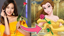 Tzuyu Twice ‘đốn tim’ fan với visual như các công chúa Disney
