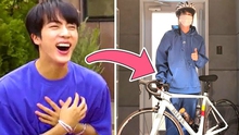 Phải chăng Jin BTS chụp ảnh bên xe đạp chỉ để ‘làm màu’?