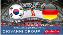 Dự đoán có thưởng World Cup 2018: Trận Hàn Quốc – Đức