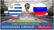 Dự đoán có thưởng World Cup 2018: Trận Uruguay – Nga