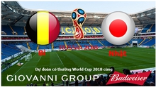 Dự đoán có thưởng World Cup 2018: Trận Bỉ - Nhật Bản (vòng 1/8)
