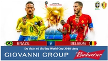 Dự đoán có thưởng World Cup 2018: Trận Brazil – Bỉ (Vòng tứ kết)