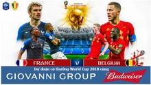 Dự đoán có thưởng World Cup 2018: Trận Pháp – Bỉ (Vòng bán kết)