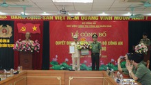 Bổ nhiệm lãnh đạo 4 cơ quan Công an