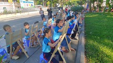 Vun đắp tình hữu nghị qua Cuộc thi vẽ tranh Em yêu Hà Nội - Thành phố vì hòa bình