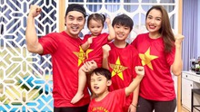 Con gái Đông Nhi gia nhập đội fan 'cuồng' đội tuyển Việt Nam