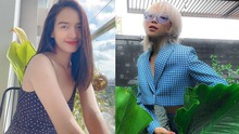 Ái Phương selfie ngoài ban công, Tóc Tiên lại 'chui' vào vườn tạo dáng