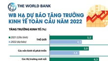 WB hạ dự báo tăng trưởng kinh tế toàn cầu năm 2022