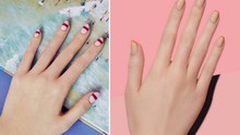 Những thiết kế nail đơn giản mà ấn tượng từ đồ dùng văn phòng